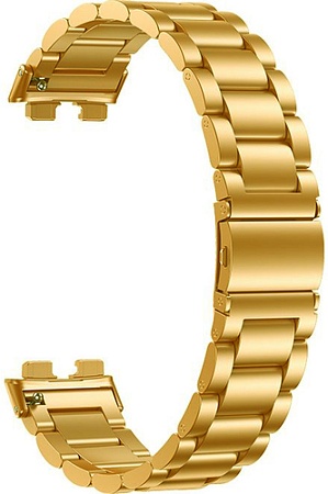 Браслет Rumi Heavy металлический для Huawei Band 8 (золотистый)