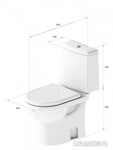 Унитаз Sanita Luxe Next SL DM NXTSLCC01040622