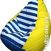 Кресло-мешок Flagman Груша Мини L Г0.1-0717 (желтый/полосатый)