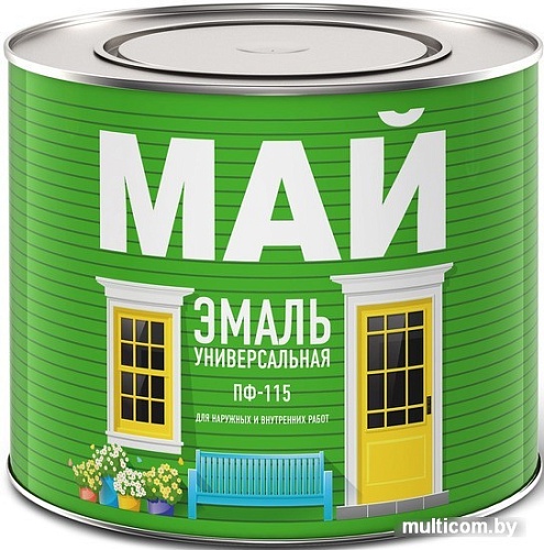 Краска Ярославские краски Май ПФ-115 1.9 кг (белый)