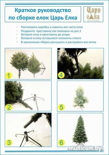 Ель Царь Елка Смайл 1.2 м