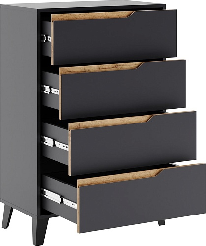 Комод ЭлиГард Eyva 4S (графит)