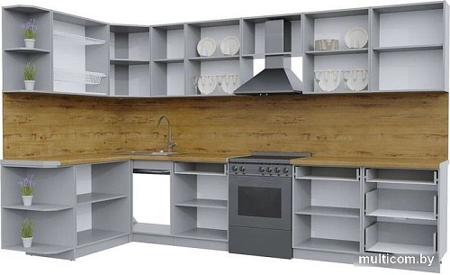 Интерлиния Берес 1.7x3.4 левая (дуб английский/бискайская сосна)