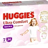 Трусики-подгузники Huggies Ultra Comfort Mega 7 Girl (34 шт)