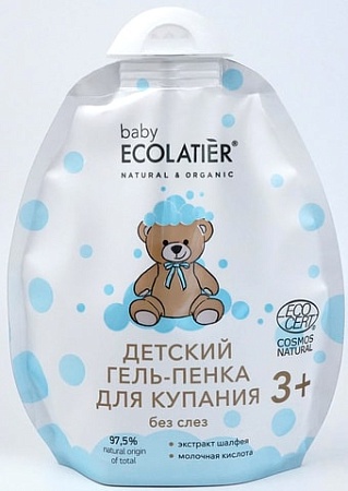 Гель для тела детский Ecolatier Baby Гель-пенка 3+ дой-пак 250 мл