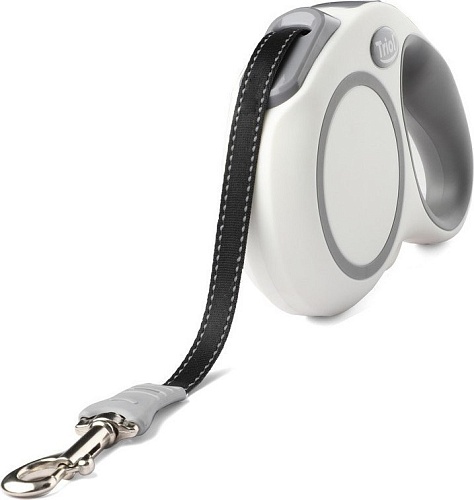 Поводок-рулетка Triol Urban 11121013 (M, 5м лента, белый)