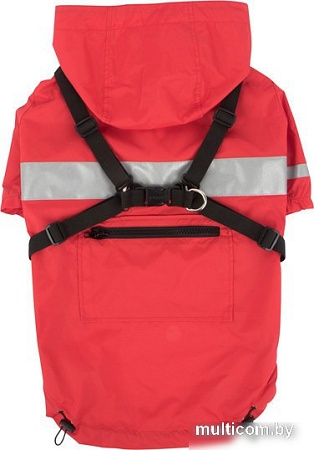 Дождевик для животных Puppia Wilderness PLRA-JM9320-RD-M (красный)