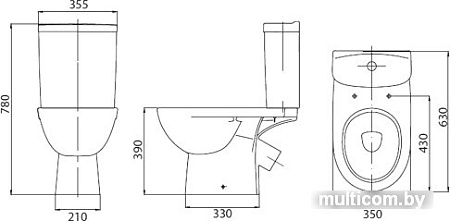 Унитаз Kolo Freja L79046000