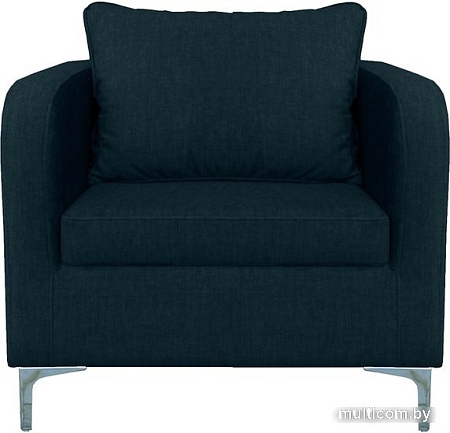 Интерьерное кресло Brioli Терзо (рогожка, J17 темно-синий)