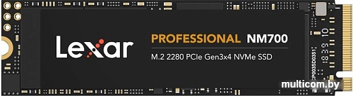 SSD Lexar Professional NM700 256GB LNM700-256RB