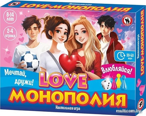 Настольная игра Русский стиль Love Монополия 03367