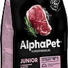 Сухой корм для собак AlphaPet Superpremium Junior с говядиной и рисом 12 кг