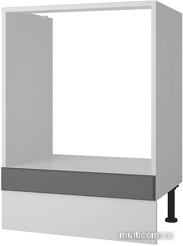 Шкаф напольный Горизонт Ева 60 под духовку (графит софт)