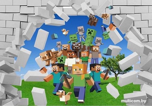 Фотообои Citydecor Майнкрафт с защитным покрытием 200x140