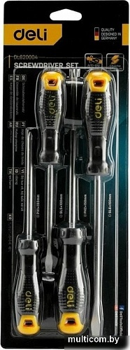 Набор отверток Deli DL620004 (4 предмета)