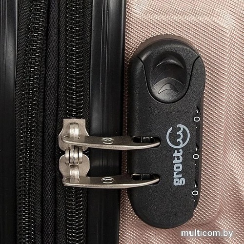 Чемодан-спиннер Grott 338-9108/5-24 (розовый)