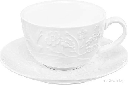Чашка с блюдцем Elan Gallery Райский сад 630109