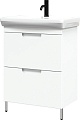 Belux Тумба под умывальник Мадейра Н 55-02 (1, белый глянцевый)