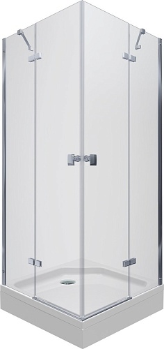 Душевой уголок Triton Дельта-Хром 90x90 (с поддоном)