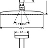Верхний душ Hansgrohe Raindance E 240 1Jet 27383000