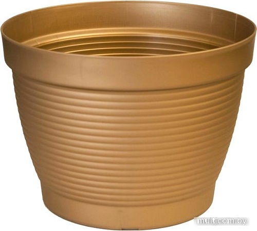 Кашпо Szemikowie Agawa 416 (золотой)