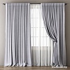 Комплект штор и гардин Pasionaria Омма 340x230 (3 шт, светло-серый)