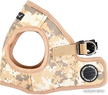 Шлейка-жилетка Puppia Sentinel PAUA-HB1827-EC-S (бежевый камуфляж)