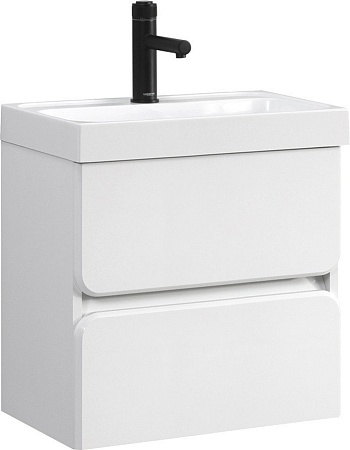 Belux Тумба под умывальник Бостон НП 50-02 (1, белый глянец)