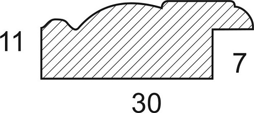 Фоторамка Белоснежка Glenna 4140-BK