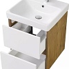 Акватон Тумба с умывальником Сканди 55 1A2517K0SDZ90 (белый/дуб рустик)