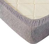 Постельное белье Блакiт На резинке 200x180x25 457981 2994/0 (пепельный)