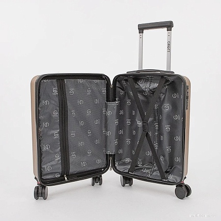 Чемодан-спиннер Grott 340-614/3-20GLD (золотой)