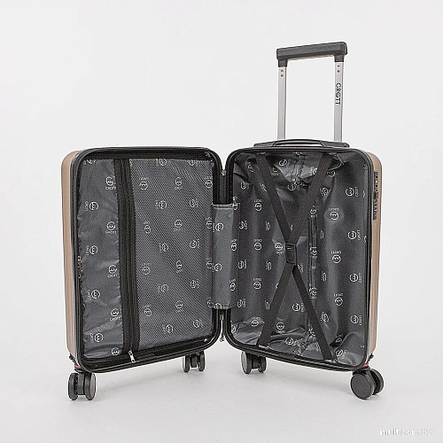 Чемодан-спиннер Grott 340-614/3-20GLD (золотой)