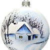 Елочная игрушка Декарт Зимняя избушка 8Ш0079