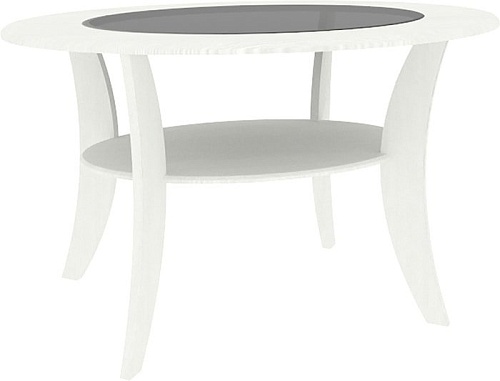 Журнальный столик Кортекс-мебель Лотос-7 км.00175 (ясень белый)