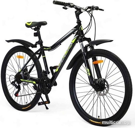 Велосипед Delta Street 27.5 2701 (черный/зеленый)