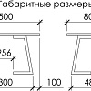 Кухонный стол Buro7 Уиллис 150 (классика, дуб мореный/белый)