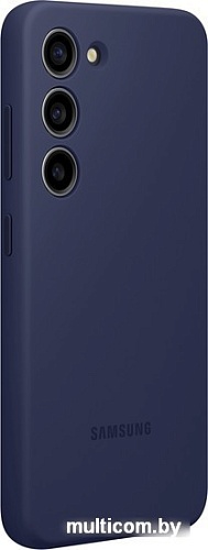 Чехол для телефона Samsung Silicone Case S23 (темно-синий)