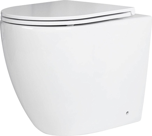 Унитаз приставной Roxen Antares в комплекте с инсталляцией Attach 5 в 1 967071 (кнопка: пастель бежевый)