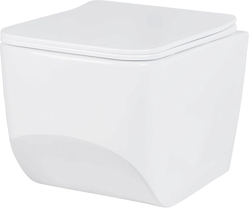 Унитаз подвесной Roxen Boro в комплекте с инсталляцией StounFix Dual Fresh 6 в 1 968433 (кнопка: сатин)