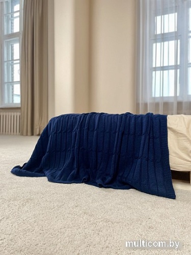 Плед Romgil РВ0065-АК6 (120x160, темно-синий)