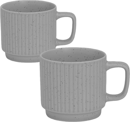 Набор кружек Mandarin Decor Лилинг DS22C31639B-400-2G (2шт, серый)