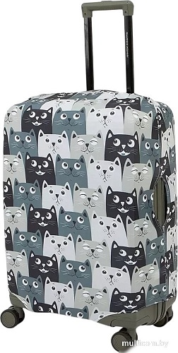 Чехол для чемодана Grott 210-LCS290-M-DCL (серый)