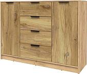 Тумба Интерлиния Концепт КТ-Т140 (дуб нокс/дуб золотой)