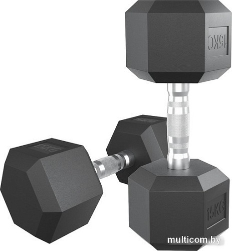 Набор гантелей Unixfit DBHEX15 15 кг