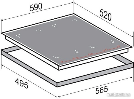 Варочная панель Zigmund & Shtain CI 29.6 B