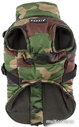 Шлейка-жилетка Puppia Mountaneer ll PAPD-VT1366-CA-L (хаки)