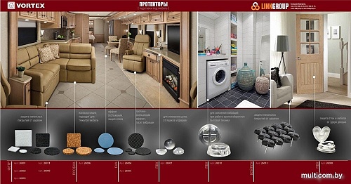 Комплект протекторов для мебели Vortex 26000