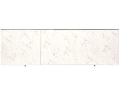 Фронтальный экран под ванну Comfort Alumin Хлопковый мрамор 1.5