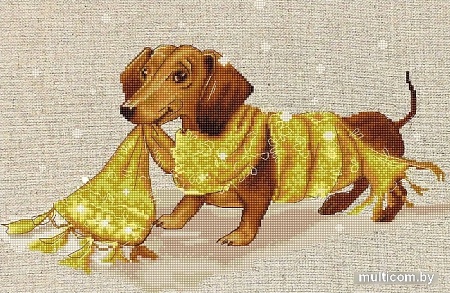 Набор для вышивания Luca-S Такса B1123